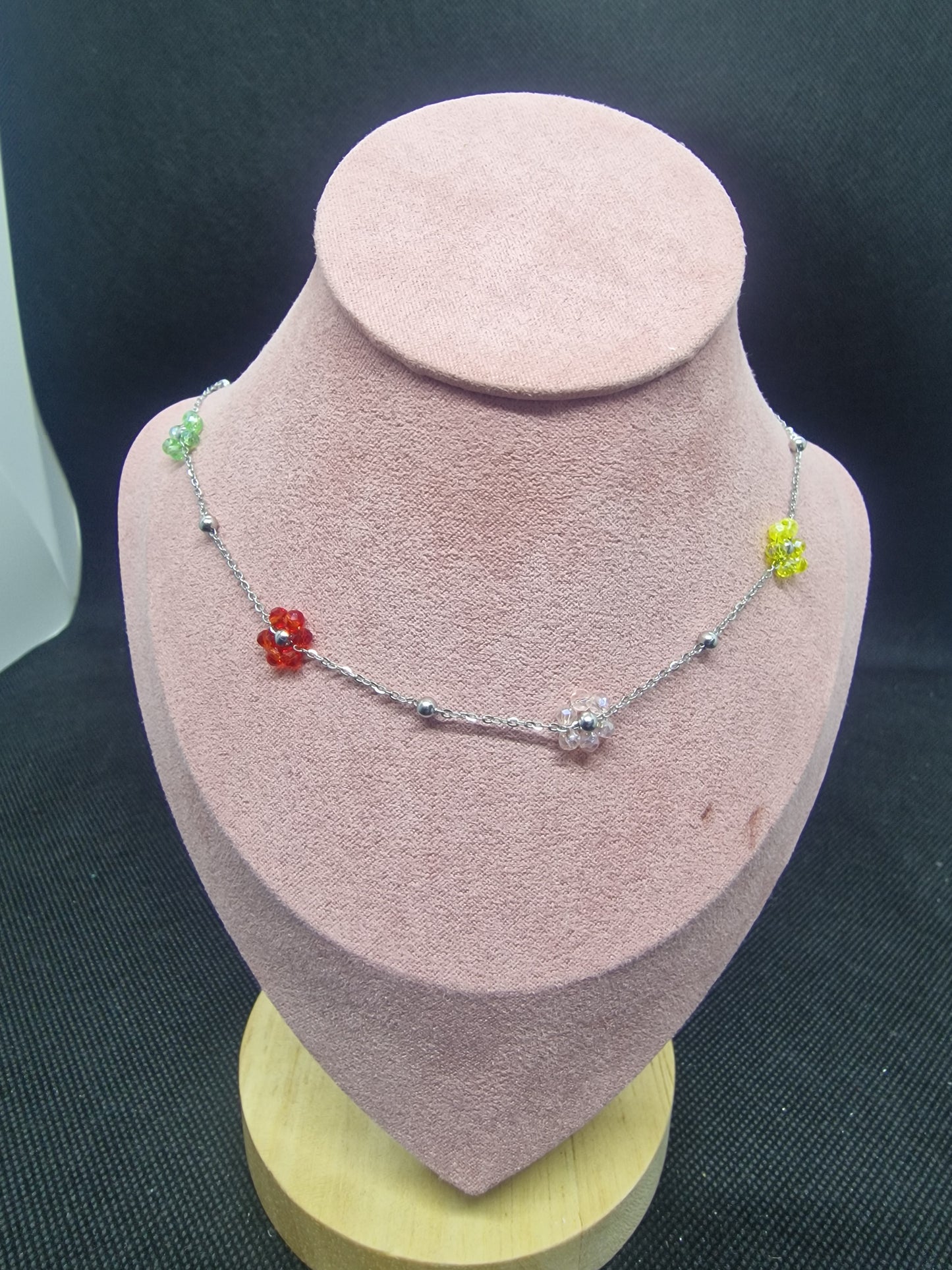 Collana fiore luminosa