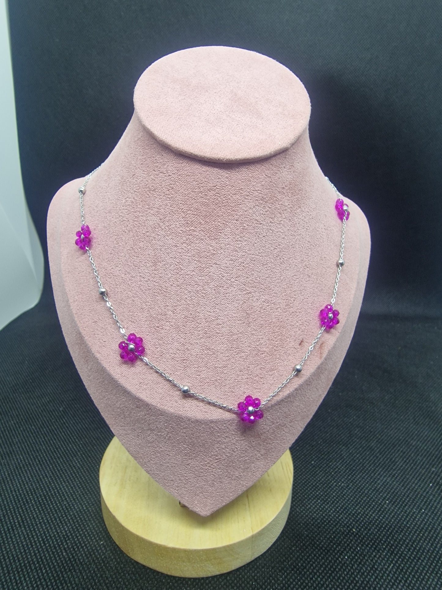 Collana fiore luminosa