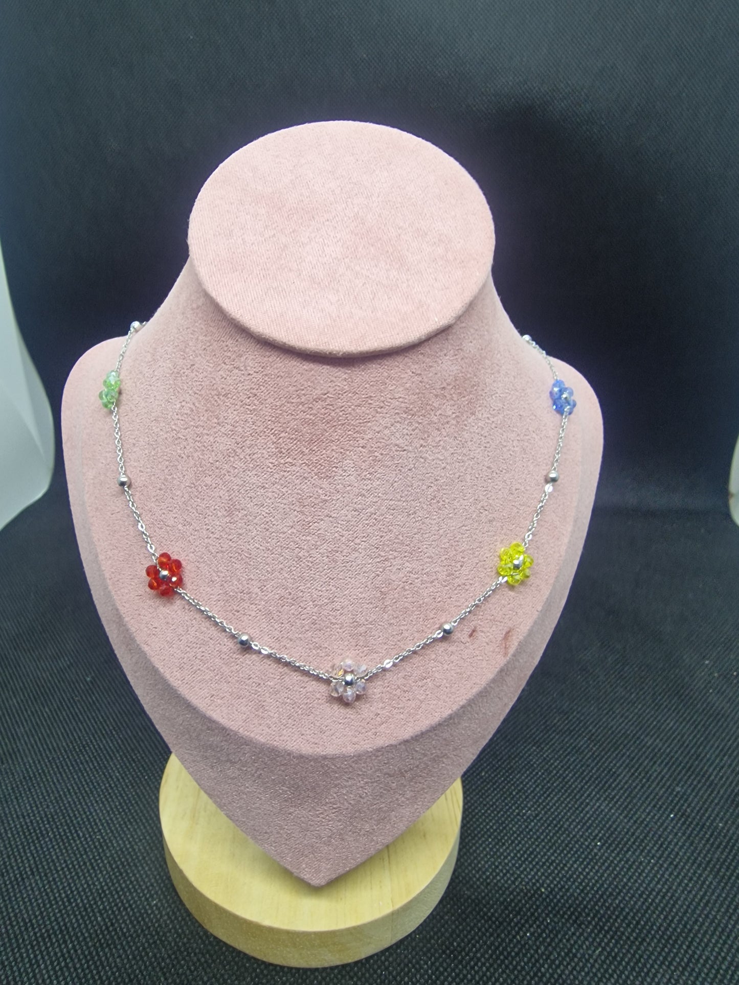 Collana fiore luminosa