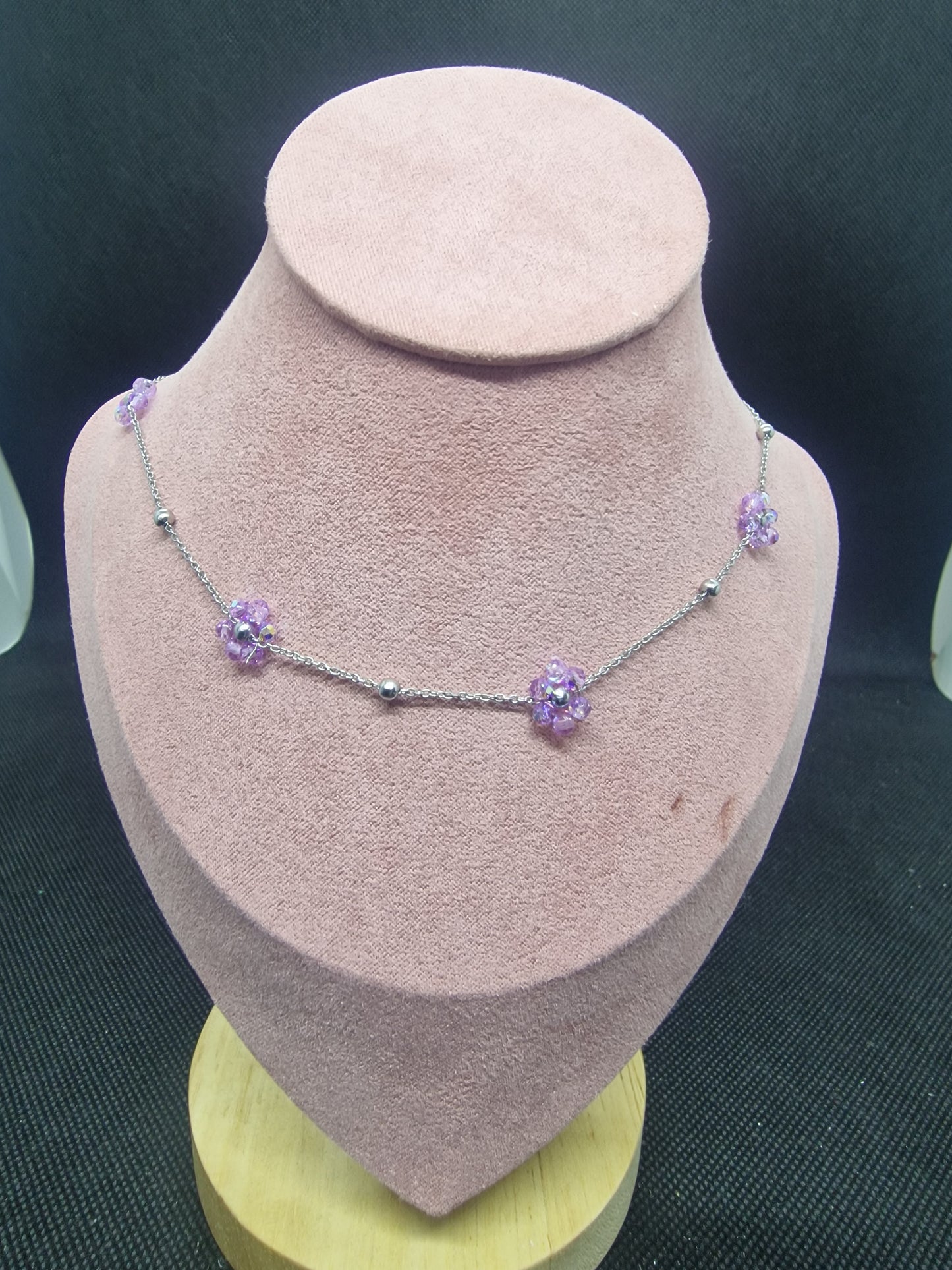 Collana fiore luminosa