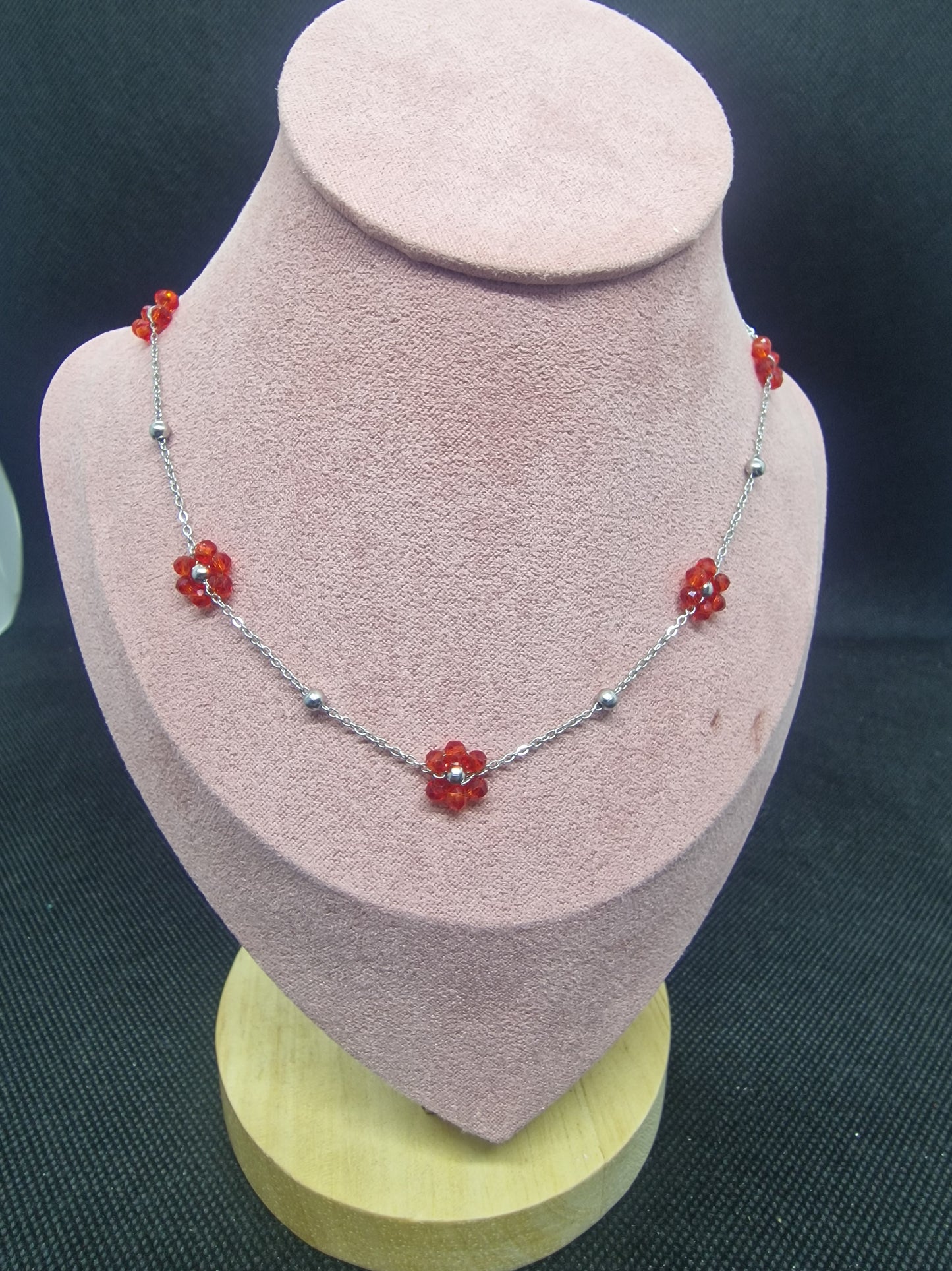 Collana fiore luminosa